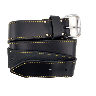 PTI PTI0116BLK Premium Black Leather Belt