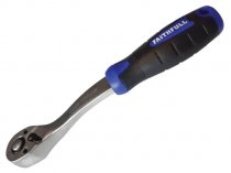 Faithfull FAISOCRAT14N Ratchet Handle Quick-Release 72 Teeth 1/4in Drive