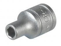 TengTools TENM140504 Hexagon Socket 6 Point Regular 1/4in Drive 4mm