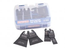 Faithfull FAIMFKIT12 Faithfull Multi-Tool Blade Set, 12 Piece