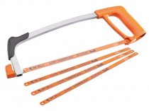 Bahco HACKBLPLUS3 Hacksaw 300mm (12in) with 3 EXTRA Blades