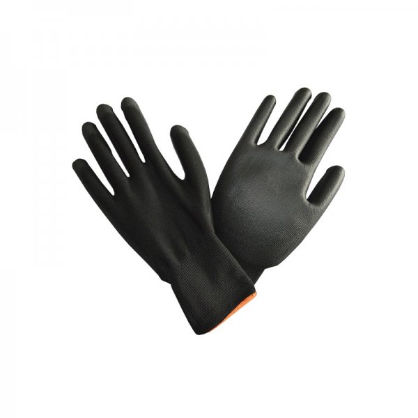 PTI PTI0196 Black Poly Gloves Size 9 (Large) Each