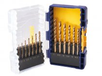 Irwin IRWIW3038503 HSS Pro Titanium Drill Bit Set 13 Piece