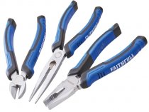 Faithfull FAIPLSET3LN Plier Set 3 Piece