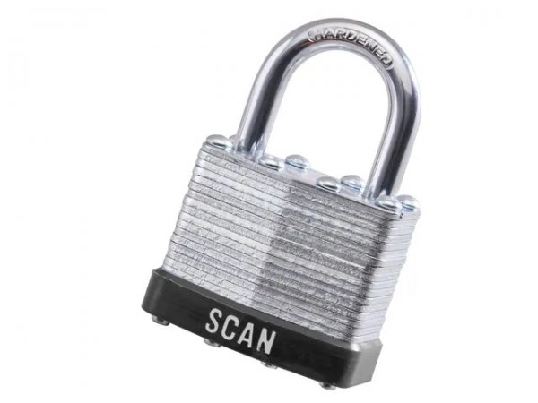 Scan SCAPLLAM40KA Laminated Padlock 40mm Twin Pack