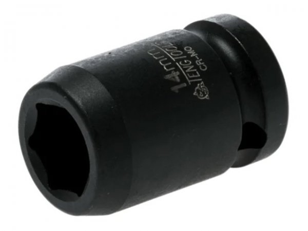 TengTools TEN920514N Impact Socket Hexagon 6-Point 1/2in Drive 14mm