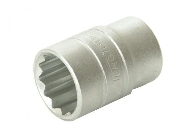 TengTools TENM120519 Bi-Hexagon Socket 12-Point 1/2in Drive 19mm