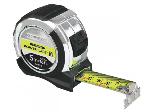 Komelon KOMMPT516E PowerBlade™ II Pocket Tape 5m/16ft (Width 27mm)