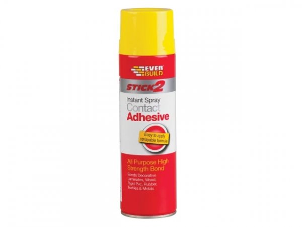 Everbuild Sika EVBCONSPRAY5 Stick 2 Spray Contact Adhesive 500ml