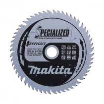 Makita B-57336 Circular saw blade, Efficut TCT, 165 x 20 mm, 56 Teeth for Cordless Saws