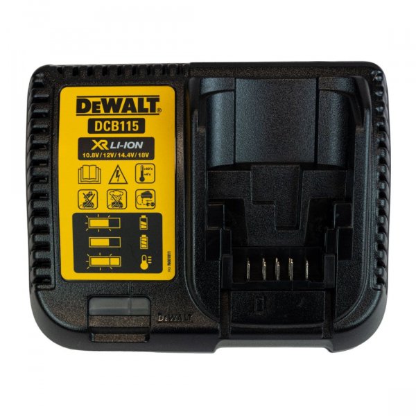 DeWalt DCB115 Compact Battery Charger for 10.8V 14.4V and 18V XR LI-ION Batteries