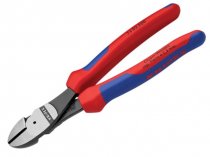 Knipex KPX7402200 High Leverage Diagonal Cutters Multi-Component Grip 200mm