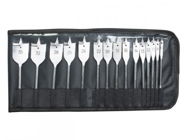 Bahco BAH9529S15P 9629 Series Flat Bit Set, 15 Piece