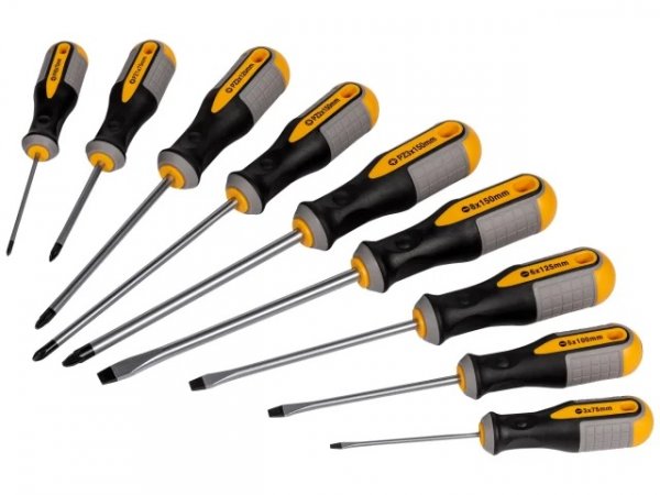 Roughneck ROU22197 Screwdriver Set, 9 Piece