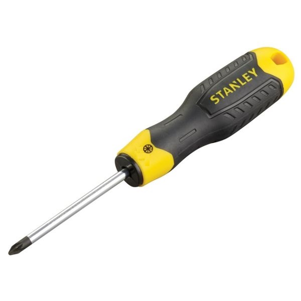 Stanley STA064955 Cushion Grip Screwdriver Pozidriv Tip PZ1 x 75mm