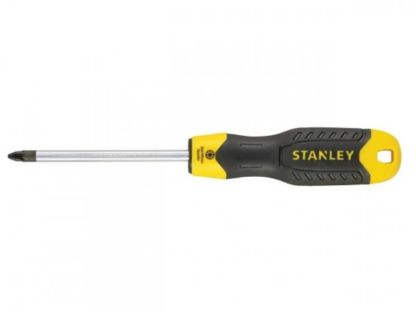 Stanley STA064974 Cushion Grip Screwdriver Pozidriv Tip PZ2 x 100mm