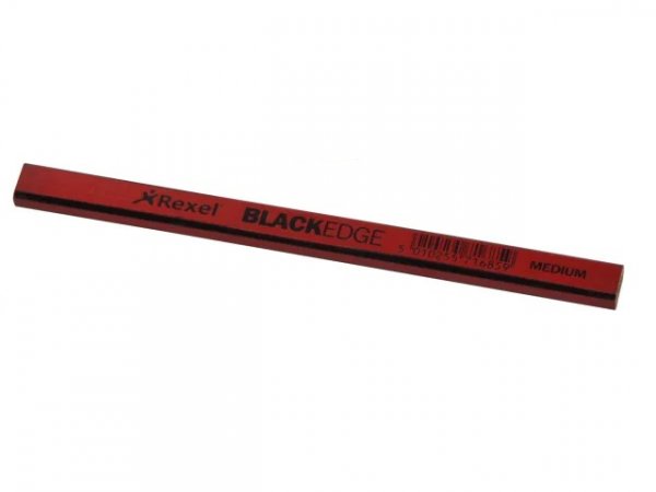 Rexel BLAR Blackedge Carpenter's Pencils - Red / Medium