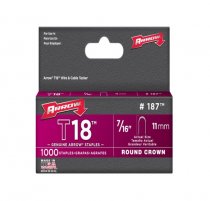 Arrow ARRT18716S T18 Staples 11mm (7/16in) (Box 1000)