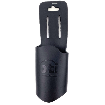 PTI PTI0169BLK Premium Black Leather Snip Holder