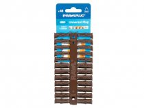 Rawlplug RAW68555 Brown UNO® Plugs 7 x 30mm (Card 48)