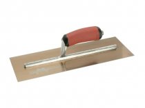 MarshallTown M/TMXS73GSD MXS73GSD Gold Finishing Trowel DuraSoft® Handle 14 x 4.3/4in