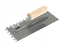 RST RST6260 Notched Trowel 10mm Square Notches Wooden Handle 11 x 4.1/2in