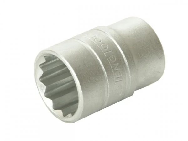 TengTools TENM120124 Bi-Hexagon Socket 12-Point Regular A/F 1/2in Drive 3/4in