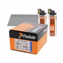 Paslode 300273 IM65AF16 Electro Galvanised Angled Brad 1.6 x 50mm and Fuel Cells