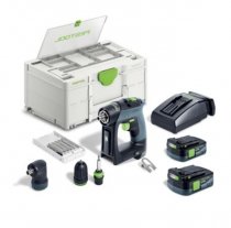 Festool 576867 Cordless Drill CXS 12 2.5-Set GB