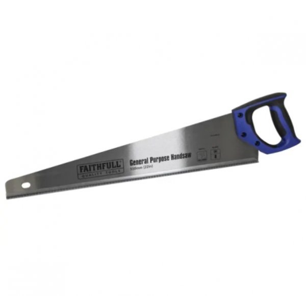 Faithfull FAISAWG22 General-Purpose Hardpoint Handsaw 550mm (22in) 8 TPI