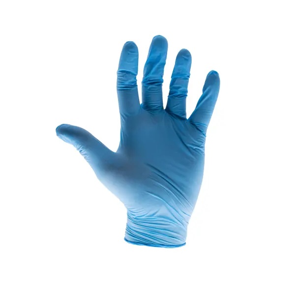 Scan SCAGLODNM Blue Nitrile Disposable Gloves Medium (Box of 100)