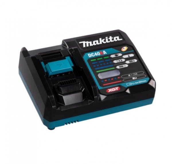 Makita 191E08-6 DC40RA Charger for XGT® 40Vmax batteries.