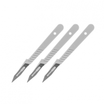 Shesto PKN1007/3 Model Craft Disposable Scalpel Set x 3