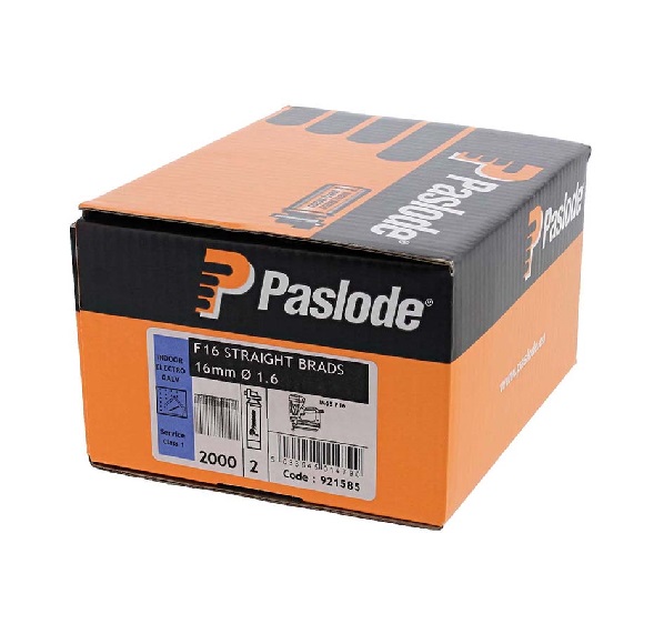 Paslode 921585 IM65 Brads & Fuel Cells Pack Straight Electro Galvanised