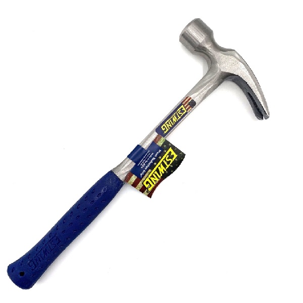 Estwing E3-24S 24oz Smooth Face Straight Claw Framing Hammer with Vinyl Grip