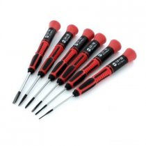 Shesto PSD1600 Model Craft 6 pce Set of Slotted Blade Screwdrivers