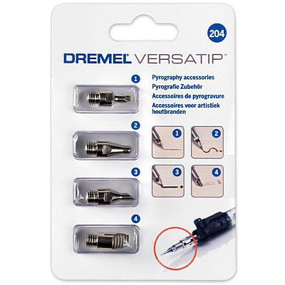 Dremel 204 Versatip Pyrography Accessories Set